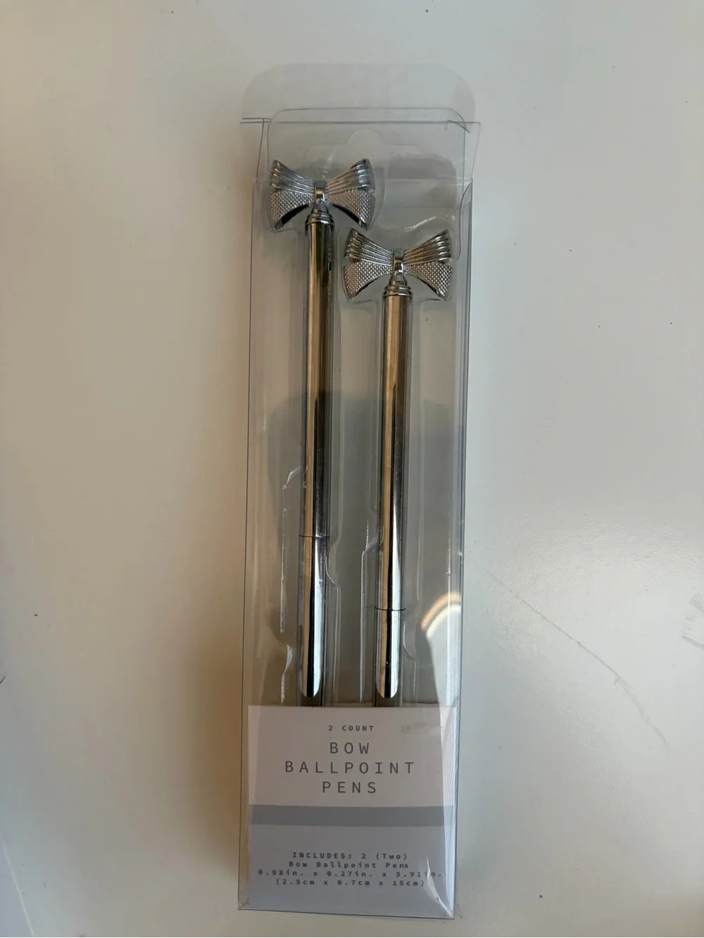 Pink Dry Erase Accessory Kit with Gold Bow Magnets